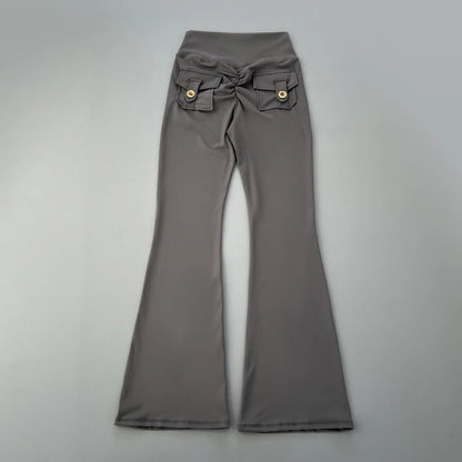 micro horn yoga pants for hip lifting