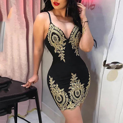 Sexy Party halter dress Sleeveless